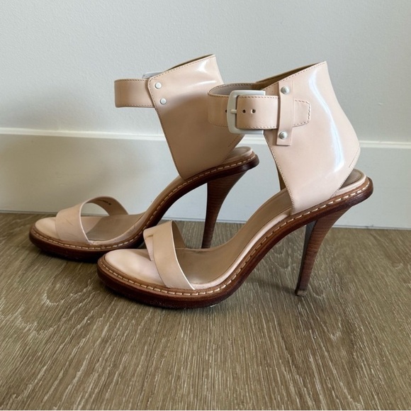 3.1 PHILLIP LIM Blush Ankle Strap Lug Sole Heels EUC
